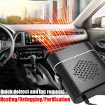 Car heater defogger 3-in-1 car heater Plug-in car heater Mini car heater defroster Car heater fan defogger Anti-fog car heater Vehicle defrosting solution Fast defrost and defog 360° adjustable car heater Cigarette lighter car heater Easy-to-use car heater ABS car heater Integrated heating and cooling Fog removal solution Portable car heater Clear driving view Car heater with power cord Vehicle climate control Compact car heater Efficient car heater solution