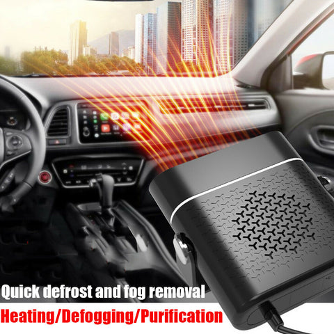 Car heater defogger 3-in-1 car heater Plug-in car heater Mini car heater defroster Car heater fan defogger Anti-fog car heater Vehicle defrosting solution Fast defrost and defog 360° adjustable car heater Cigarette lighter car heater Easy-to-use car heater ABS car heater Integrated heating and cooling Fog removal solution Portable car heater Clear driving view Car heater with power cord Vehicle climate control Compact car heater Efficient car heater solution