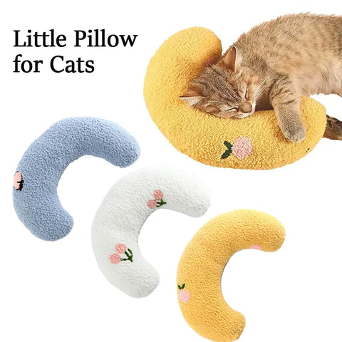 Pet pillow Cozy cat bed Soft dog bed Calming pet products Washable pet pillow Faux fur pet bed Puppy neck protector Small dog sleeping pillow Quilted pet cushion Half-donut cat bed Raised rim pet bed Snuggle comfort pet pillow Anxiety relief pet bed Pet sleep aid Machine washable pet bed
